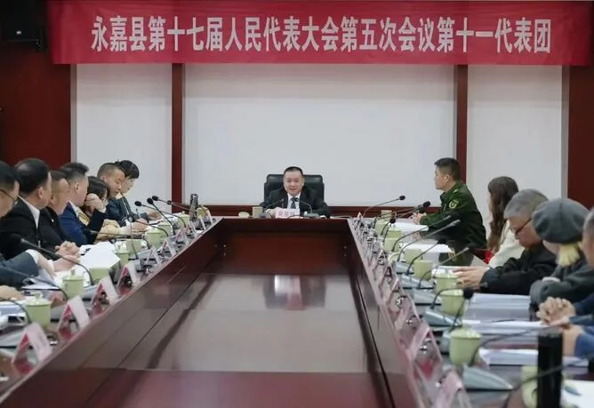 永嘉县委书记吴呈钱参加第三、第十一代表团审议