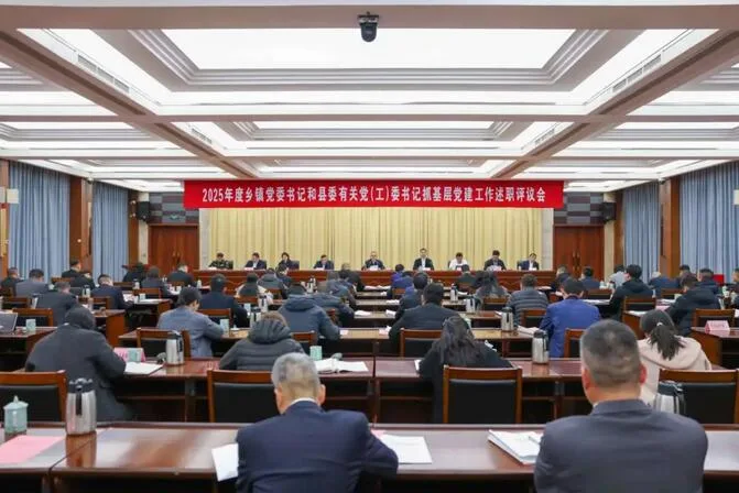 平阳2025年度乡镇党委书记和县委有关党（工）委书记抓基层党建工作述职评议会召开