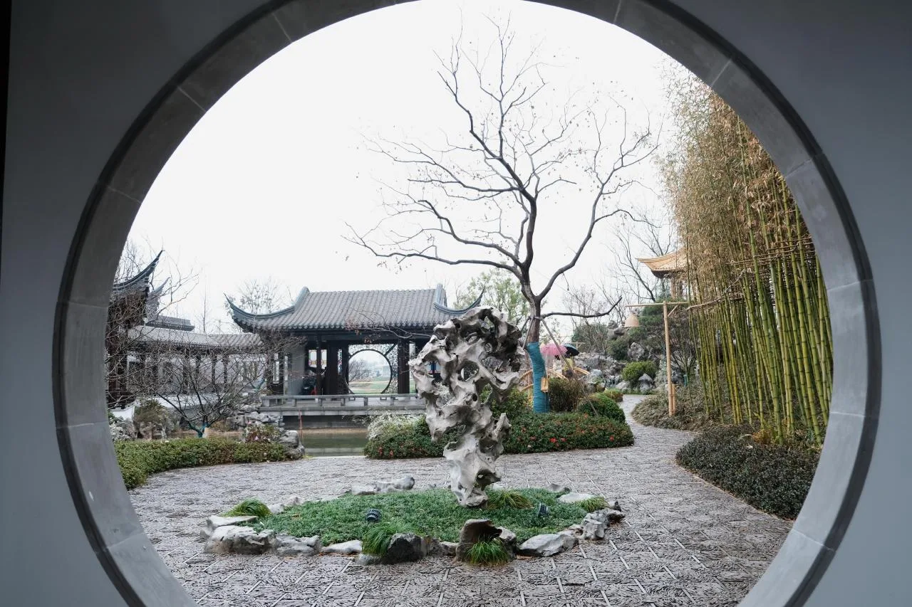 一步一景皆入画 这个除夕邂逅诗意园博园