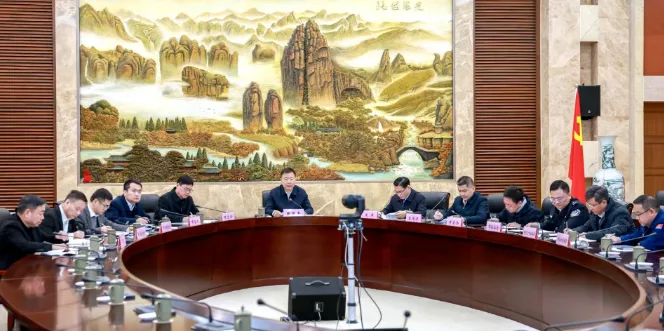 市委市政府视频调度全市平安稳定工作