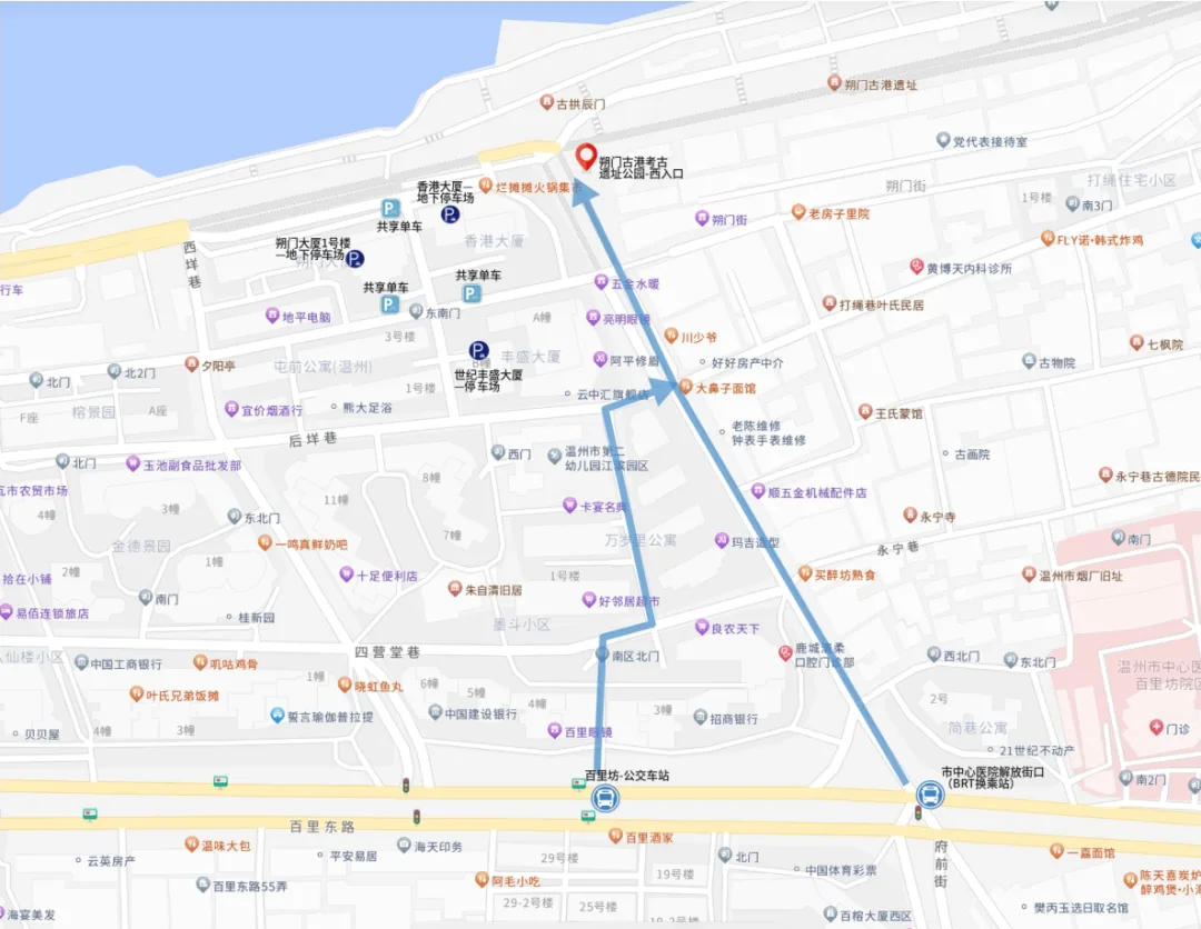 朔门古港遗址公园开园！交通畅行指南