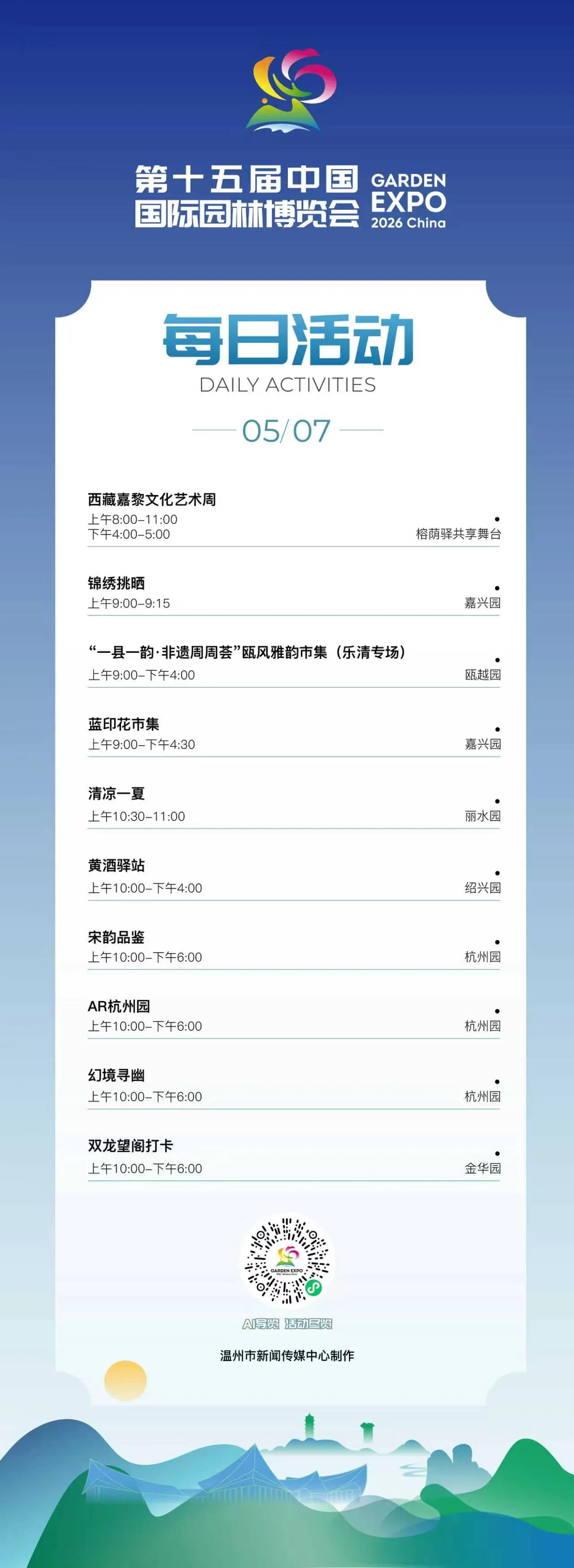园博会5月7日活动发布
