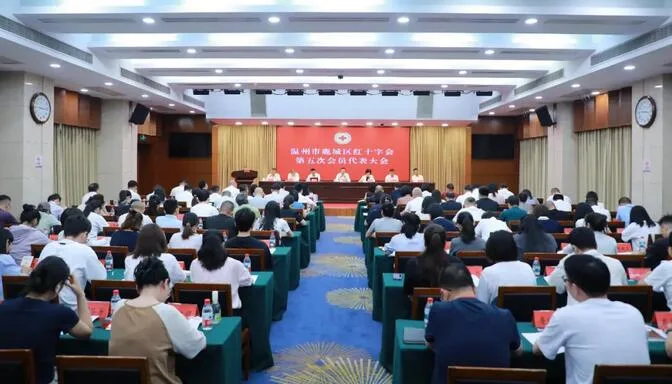 鹿城区红十字会第五次会员代表大会举行