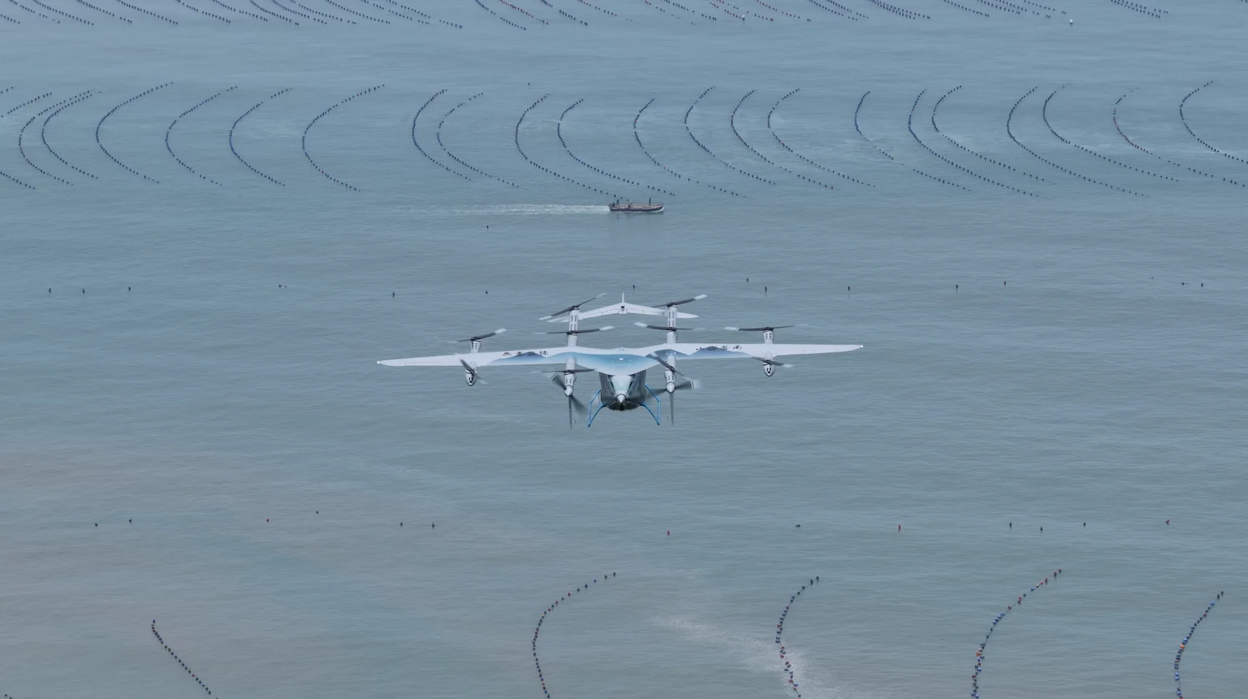 苍南低空货运场景完成首飞 ，打通海上物资补给的“空中走廊”