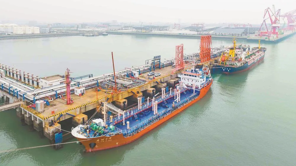 福州江阴港区首船液体硫磺入储 经济