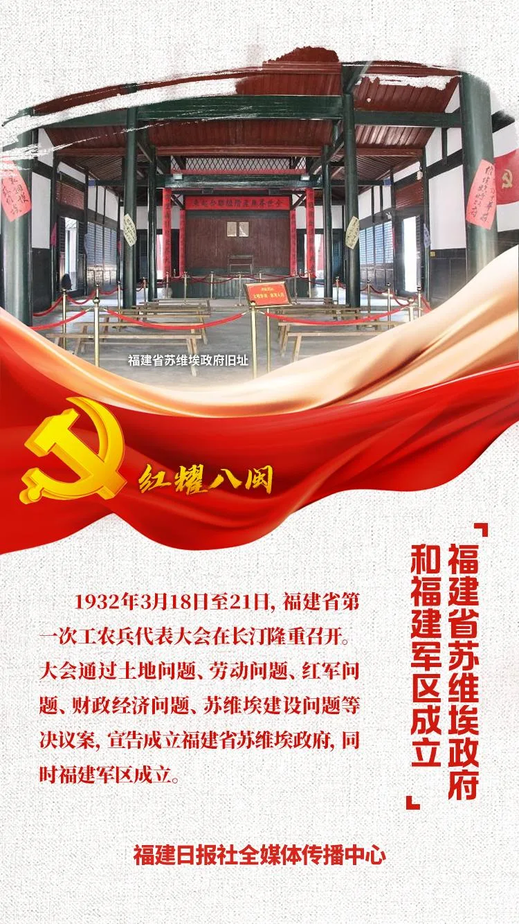 红耀八闽 | 福建省苏维埃政府和福建军区成立