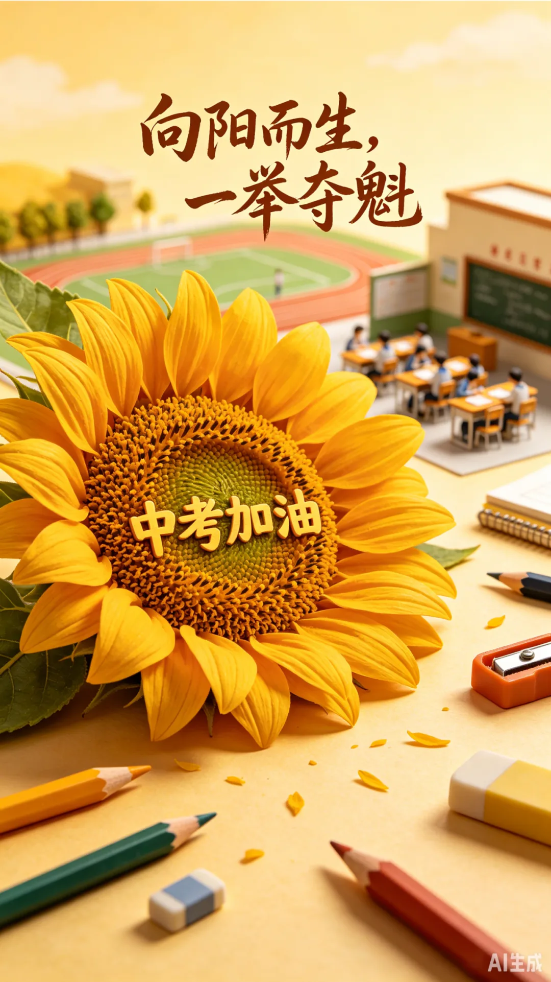 @福建全体中考生：落笔“生花”，前程似锦！
