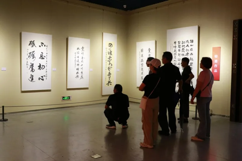 “初心如磐——福建省庆祝中国共产党成立105周年书法作品展”亮相省美术馆