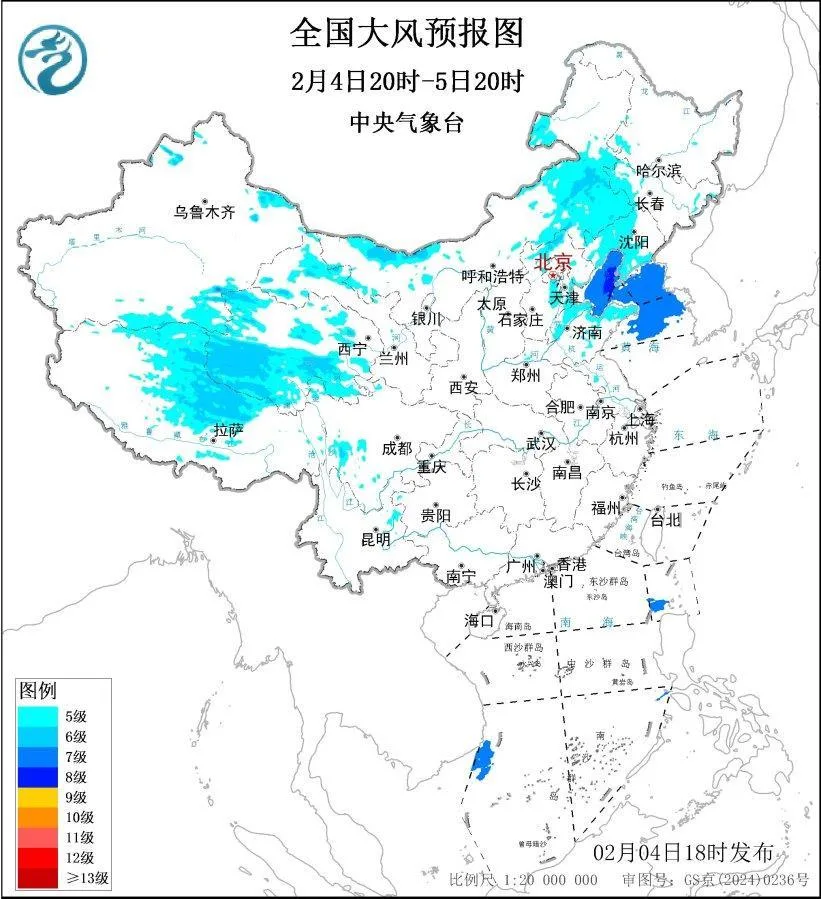 大风+寒潮双预警齐发 东北、江南等地部分地区降温超12℃