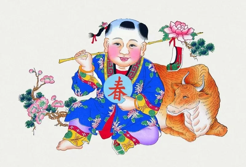 节气里的中国智慧·非遗｜年画作序，立春为章