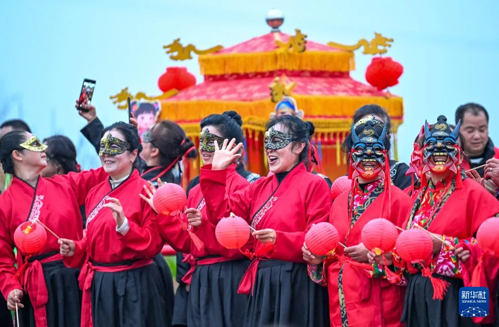 重庆璧山：千年火把节 点亮乡村新春