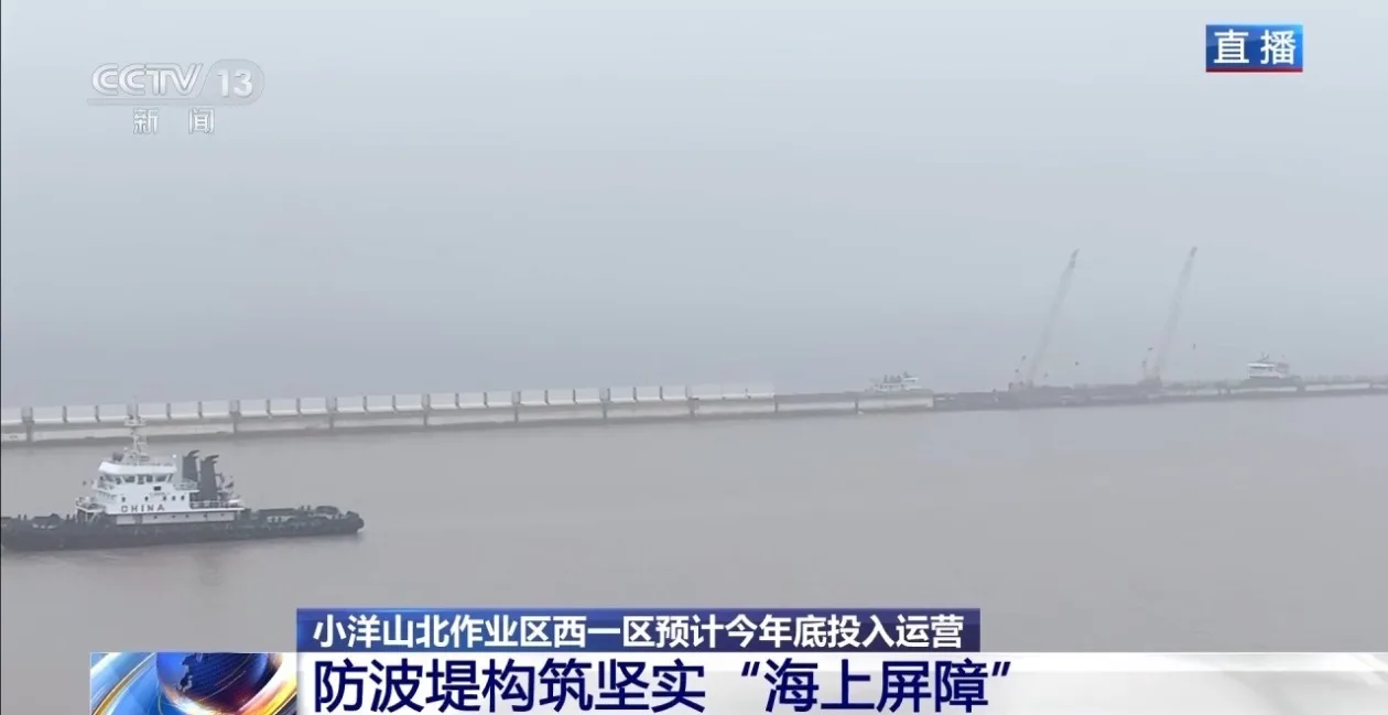 奋进“十五五”实干开新局丨冲刺建设 小洋山北作业区西一区预计年底投入运营