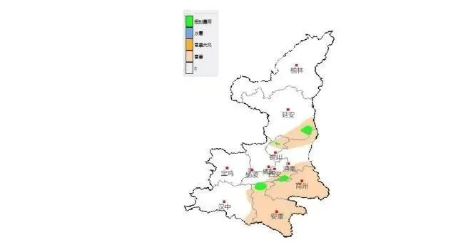 注意！陕西短时暴雨+雷暴天气马上到！今起关中局地35℃↑，高温后，全省又有大范围降雨→
