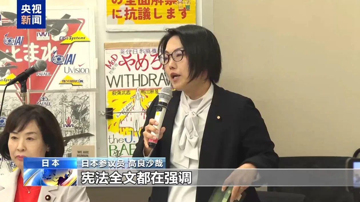 日本和平团体举行集会 反对解禁杀伤性武器出口