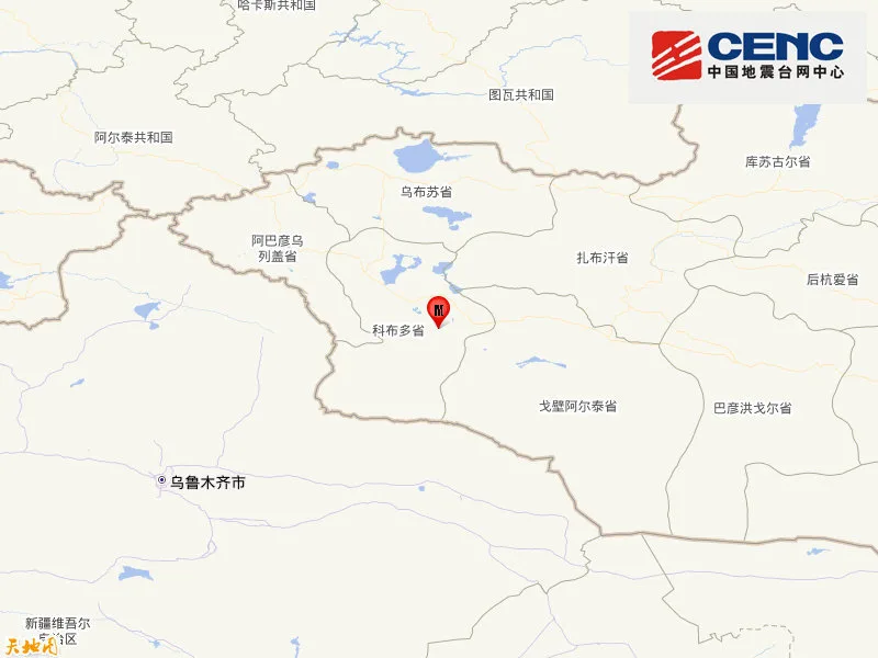 蒙古发生6.0级地震 新疆多地震感明显